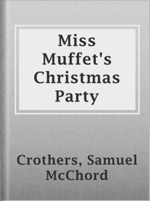 cover image of Miss Muffet's Christmas Party